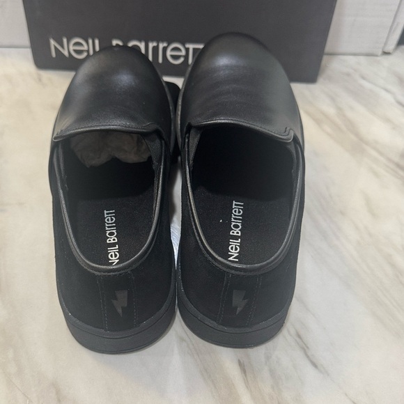 Neil Barrett Black Leather Loafers size 34 and a size 40 main image 5